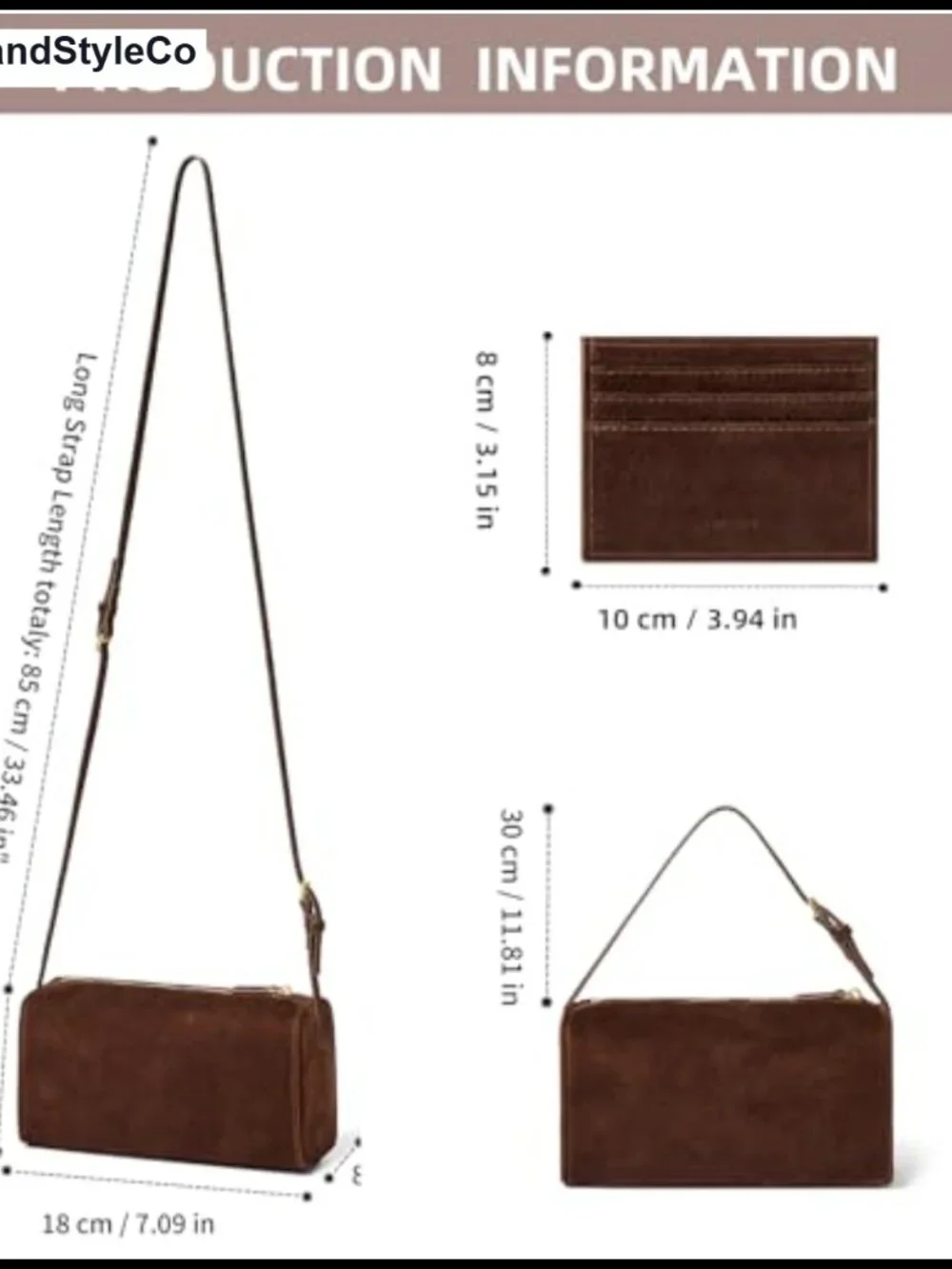 Genuine Suede Leather Crossbody Purse Women Adjustable Strap Handmade